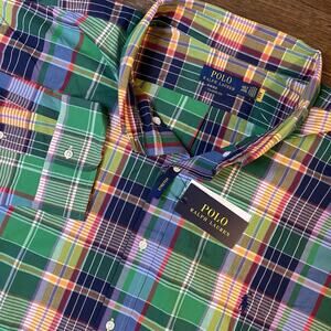 Polo Ralph Lauren Plaid Oxford Men’s 4XLT Long Sleeve Button Down Shirt NWT $110